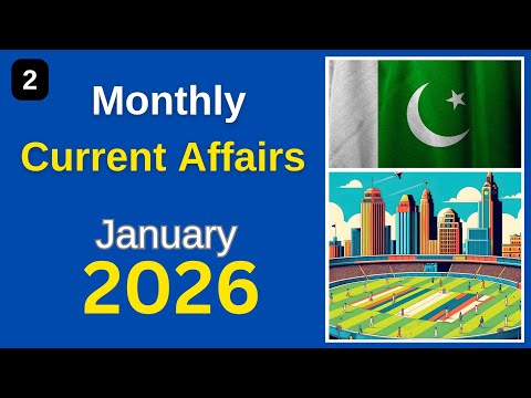 Current Affairs of January 2026 | Current Affairs Pakistan 2026 | Latest Current Affairs of Pakistan