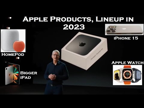 Apple iPad, Car, iPhone15, Products and Launches in 2023 | Upcoming Apple Products, Lineup