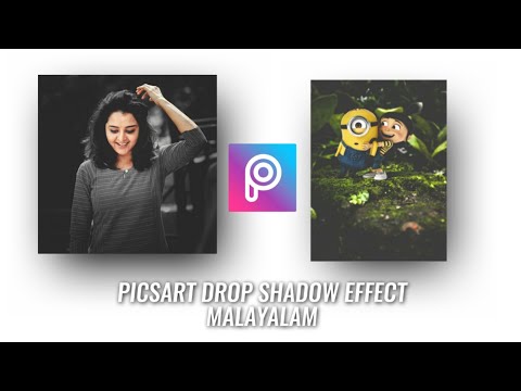 PICSART DROP SHADOW EFFECT | Malayalam | How To Create Shadow Effect In Picsart |Malayalam| Aneesh N