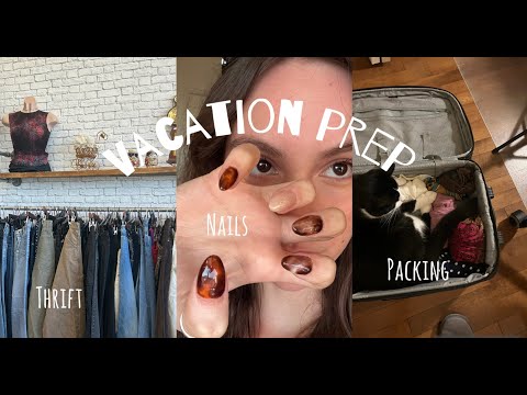 Preparing for my vacation (thrifting, cutting my bangs and more)