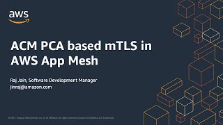 ACM PCA based mTLS in AWS App Mesh | Amazon Web Services