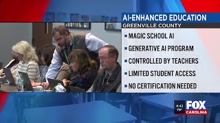 AI-enhanced education plan in Greenville County