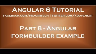 Angular formbuilder example