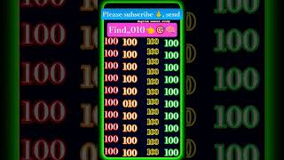 Find 👉 010 odd number puzzle 🧩 iq test 🧠 math reasoning puzzle 🧩 #mathematicspuzzles #iq #mathspuzz.