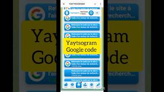 Yaytsogram Google code today 11 December |. Google code today | google task today #googlecode #task
