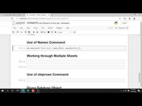 How to use Excel in Python and Pandas
