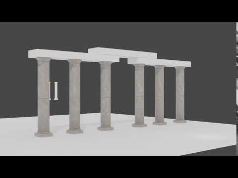 Колоните на тракийската гробница Хоризонт в близост до с. Старосел