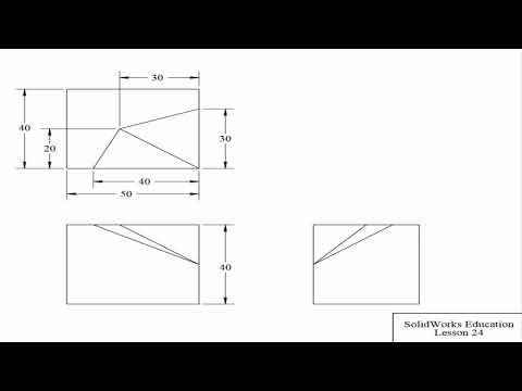 SolidWorks Tutorial for beginners Exercise 24