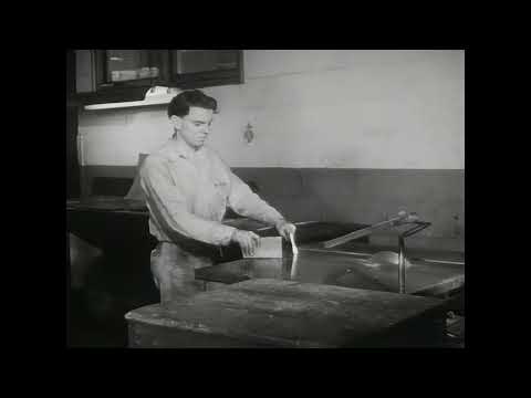 How books were mass produced in the 1940s - A.I.-Restored  – [ 4K60FPS ]