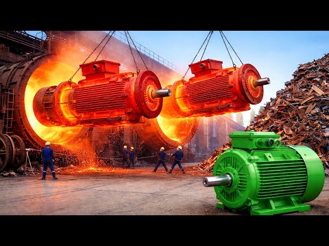 How Electric Motor Water Pumps Are Made in Factory ||