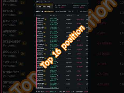 Top 16 position 3x leverage #shorts #trading #tradingstrategy #crypto