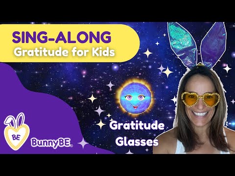 Eyes of Gratitude KARAOKE 💛 | BunnyBE Gratitude Song for Kids | Sing-Along & Thanksgiving Music