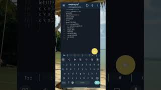 Symphony of Shifting Loops 🎶🔄 #shortsvideo #viralcoding #tranding #reels #pydroid3 #python #pydroid