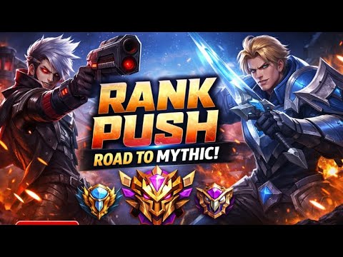 ROAD TO 500 🔥 Rank Push Live | MLBB India