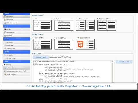 How to create custom Joomla! registration forms with RSForm!Pro   YouTube