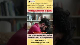 Get all of your Statistics Homework and Online Exam Help From The World-class Faculty