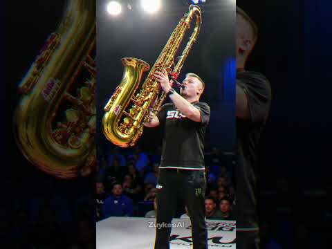 This SLAP 💪 made him play the saxophone 🎷