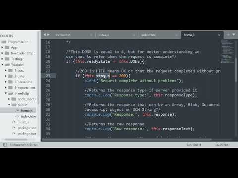 Javascript - XMLHttpRequest Basic