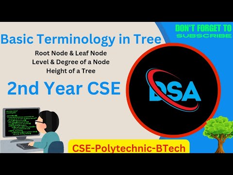 Basic Terminology of Trees in DSA| Data Structure and Algorithms BTech & Polytechnic| #cse #dsa #beu