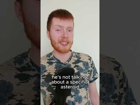 YouTuber lies about giant asteroid  #space