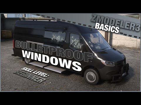 How To Create Bulletproof Glass | Zmodeler3 | FiveM