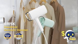 Introducing Strongcore BRISK - Foldable, Lightweight & Powerful Handheld Gament Steamer