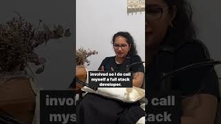 What is a full-stack developer? #podcast #techempowerment #interview