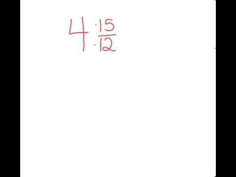 converting improper fractions