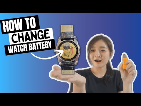 How to Change a Watch Battery - Tissot T035210a