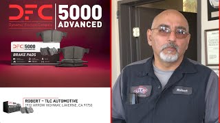 Robert talks heat dissipation and DFC 5000 ADVANCED pads