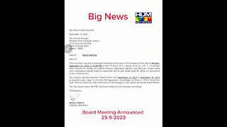#humnl Big News Update #psx