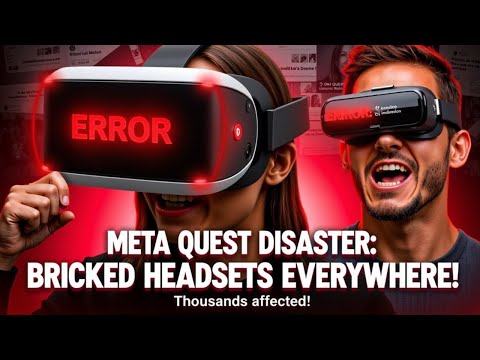🎮🚨 Meta Quest Update Fiasco VR Headsets Bricked Nationwide! #MetaQuest #QuestUpdateFail #VRGaming