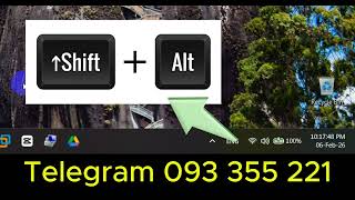 ✅ 3  Language bar options or Input language hot keys