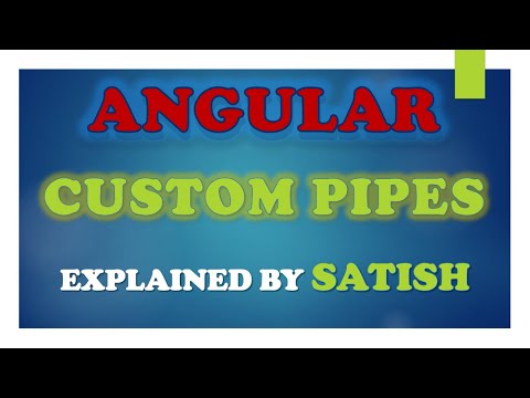 #angular Angular | Custom Pipes | How to create a custom pipe in Angular | learn step by step