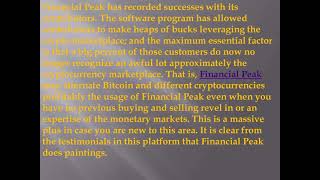 The Financial Peak Trading Review – Everything you Need to Know