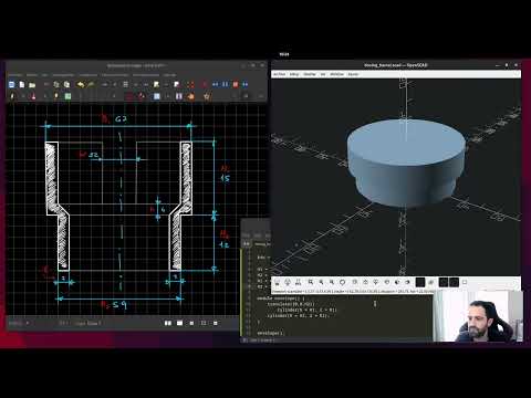Coding Sessions - EP07: 3D design of a coffee dosing funnel.
