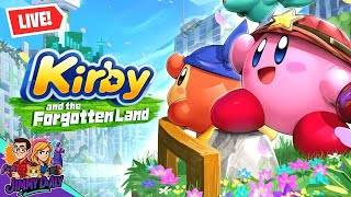 Kirby and the Forgotten Land LIVE! 🐾 Exploring the Cutest Apocalypse Ever 🌸