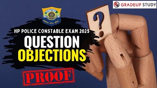 HP Police Constable 2025 || Question objections with Proof