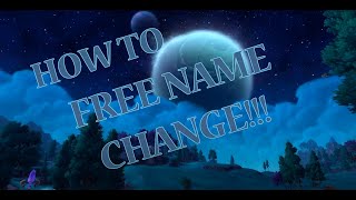 HOW TO WOW - Free name change!