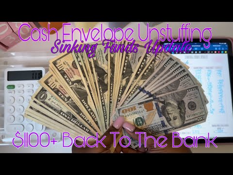 Over 2.5K SAVED| Cash Envelope UNSTUFFING & Sinking Funds Update | Cash Condensing |