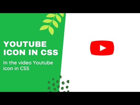 Youtube icon in CSS | CodiNGCreatiVE