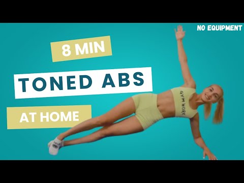 MELT BELLY FAT | 8 MIN Toned Abs Home Workout | No Equipment 