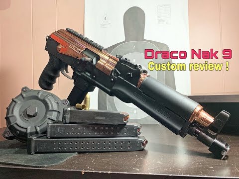 Century Arms Draco Nak 9 Review 2019 ! (Custom Copper AK Pistol.)