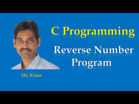 Reverse Number Program in C Programming