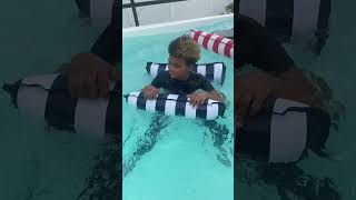 Versatile Pool Float: Multiple Positions for Relaxation & Fun#poolfloat #poollife