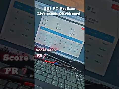 Live mock โจ SBI PO Prelims | Oliveboard | #sbipo #sbiclerk #sbipopreparation #motivation