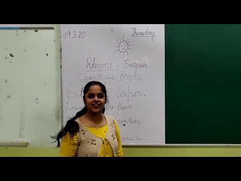 English Rhyme Bits of Paper for Kids  - E-Learning for Kids Pre School, UKG