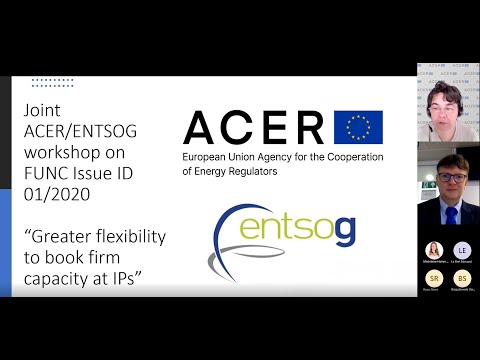 ACER/ENTSOG Joint Workshop on FUNC Issue ID 01/2020