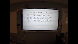 Algebra II College Prep Do Now Problems 1/30/26