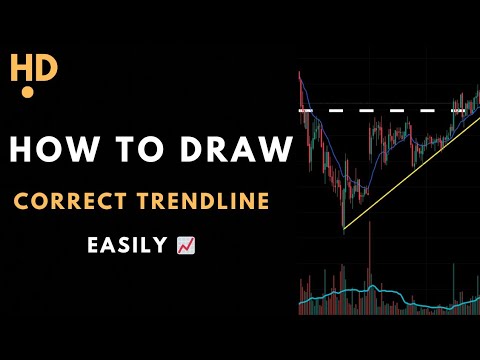 Correct Trend line Draw Kaise Kare || How To Draw Correct Trend line √ || Trend line 📉📈🤑